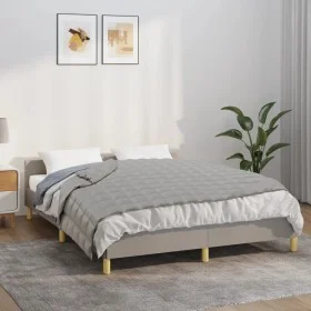Gray fabric weighted blanket 150x200 cm 7 kg by vidaXL, Blankets - Ref: Foro24-350720, Price: 70,97 €, Discount: %