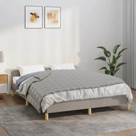 Gewichtsdecke aus grauem Stoff, 150 x 200 cm, 7 kg von vidaXL, Decken - Ref: Foro24-350720, Preis: 70,97 €, Rabatt: %