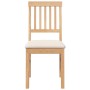 Sillas de comedor con cojines 2 uds madera maciza caucho en Sillas de comedor | Comprar online en Foru.es