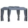 Cenador con cortinas acero gris antracita 3x4 m de vidaXL, Carpas y cenadores - Ref: Foro24-48056, Precio: 821,41 €, Descuent...