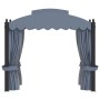 Cenador con cortinas acero gris antracita 3x4 m de vidaXL, Carpas y cenadores - Ref: Foro24-48056, Precio: 806,49 €, Descuent...