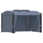 Cenador con cortinas acero gris antracita 3x4 m de vidaXL, Carpas y cenadores - Ref: Foro24-48056, Precio: 821,41 €, Descuent...