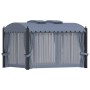 Cenador con cortinas acero gris antracita 3x4 m de vidaXL, Carpas y cenadores - Ref: Foro24-48056, Precio: 806,49 €, Descuent...