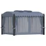 Cenador con cortinas acero gris antracita 3x4 m de vidaXL, Carpas y cenadores - Ref: Foro24-48056, Precio: 821,41 €, Descuent...