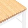 Sillas de comedor 2 unidades madera maciza de caucho blanco en Sillas de comedor | Comprar online en Foru.es