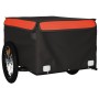Remolque para bicicleta hierro negro y naranja 45 kg de vidaXL, Remolques para bicicletas - Ref: Foro24-94082, Precio: 81,11 ...