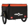 Remolque para bicicleta hierro negro y naranja 45 kg de vidaXL, Remolques para bicicletas - Ref: Foro24-94082, Precio: 81,11 ...