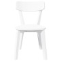 Sillas de comedor 2 unidades madera maciza de caucho blanco en Sillas de comedor | Comprar online en Foru.es