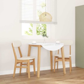 Sillas de comedor con cojines 2 uds madera maciza caucho en Sillas de comedor | Comprar online en Foru.es