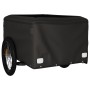 Remolque para bicicleta hierro negro y naranja 45 kg de vidaXL, Remolques para bicicletas - Ref: Foro24-94089, Precio: 94,94 ...