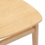 Sillas de comedor 2 unidades madera maciza de caucho en Sillas de comedor | Comprar online en Foru.es