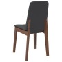 Sillas de comedor con cojines 2 uds madera maciza marrón caucho en Sillas de comedor | Comprar online en Foru.es