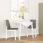 Sillas de comedor con cojines 2uds madera maciza blanco caucho en Sillas de comedor | Comprar online en Foru.es
