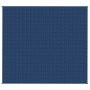 Manta con peso tela azul 200x220 cm 9 kg de vidaXL, Mantas - Ref: Foro24-3154857, Precio: 69,72 €, Descuento: %