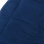 Manta con peso tela azul 200x220 cm 9 kg de vidaXL, Mantas - Ref: Foro24-3154857, Precio: 69,72 €, Descuento: %