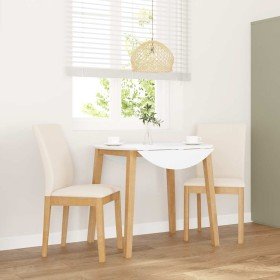 Sillas de comedor con cojines 2 uds madera maciza caucho en Sillas de comedor | Comprar online en Foru.es