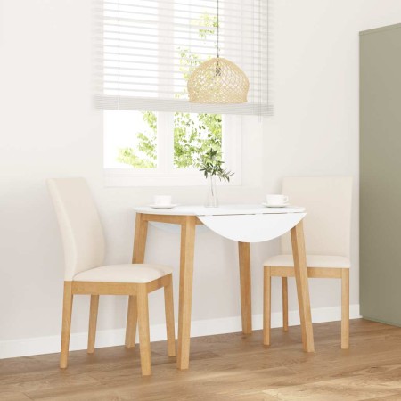 Sillas de comedor con cojines 2 uds madera maciza caucho en Sillas de comedor | Comprar online en Foru.es