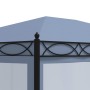 Cenador con pantallas de malla acero gris antracita 3x4 m de vidaXL, Carpas y cenadores - Ref: Foro24-48057, Precio: 506,49 €...