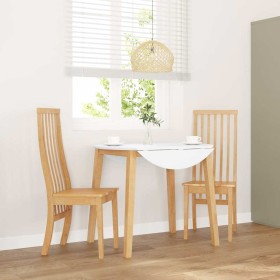 Sillas de comedor 2 unidades madera maciza de caucho en Sillas de comedor | Comprar online en Foru.es