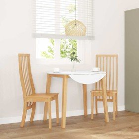 Sillas de comedor 2 unidades madera maciza de caucho en Sillas de comedor | Comprar online en Foru.es