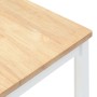 Sillas de comedor 2 unidades madera maciza de caucho blanco en Sillas de comedor | Comprar online en Foru.es