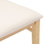 Sillas de comedor con cojines 2 uds madera maciza caucho en Sillas de comedor | Comprar online en Foru.es
