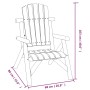 Juego de muebles de jardín 5 piezas madera maciza de abeto de vidaXL, Conjuntos de jardín - Ref: Foro24-3185520, Precio: 563,...