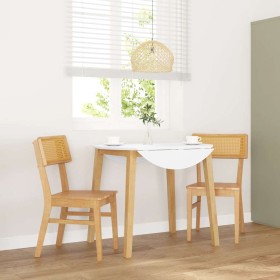 Sillas de comedor 2 unidades madera maciza de caucho en Sillas de comedor | Comprar online en Foru.es