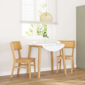 Sillas de comedor 2 unidades madera maciza de caucho en Sillas de comedor | Comprar online en Foru.es