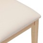 Sillas de comedor con cojines 2 uds madera maciza caucho en Sillas de comedor | Comprar online en Foru.es