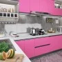 Láminas autoadhesivas muebles PVC rosa brillante 500x90 cm de vidaXL, Láminas para ventana - Ref: Foro24-326146, Precio: 15,8...