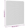 Mosquitera magnética para ventanas blanco 100x120 cm de vidaXL, Mosquiteras para ventanas - Ref: Foro24-153851, Precio: 23,78...