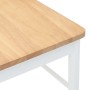Sillas de comedor 2 unidades madera maciza de caucho blanco en Sillas de comedor | Comprar online en Foru.es