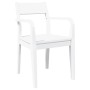 Sillas de comedor 2 unidades madera maciza de caucho blanco en Sillas de comedor | Comprar online en Foru.es