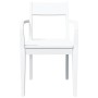 Sillas de comedor 2 unidades madera maciza de caucho blanco en Sillas de comedor | Comprar online en Foru.es