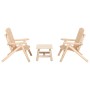 Juego de muebles de jardín 3 piezas madera maciza de abeto de vidaXL, Conjuntos de jardín - Ref: Foro24-3185515, Precio: 376,...