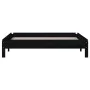 Cama apilable de madera pino maciza negro 100x200 cm de vidaXL, Camas y somieres - Ref: Foro24-820391, Precio: 127,20 €, Desc...