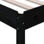 Cama apilable de madera pino maciza negro 100x200 cm de vidaXL, Camas y somieres - Ref: Foro24-820391, Precio: 127,20 €, Desc...