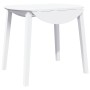 Mesa de comedor de madera maciza de caucho blanco en Mesas de comedor | Comprar online en Foru.es