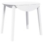 Mesa de comedor de madera maciza de caucho blanco en Mesas de comedor | Comprar online en Foru.es