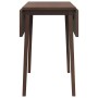 Mesa de comedor de madera maciza de caucho marrón en Mesas de comedor | Comprar online en Foru.es
