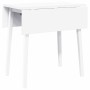 Mesa de comedor de madera maciza de caucho blanco en Mesas de comedor | Comprar online en Foru.es