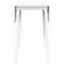 Mesa de comedor de madera maciza de caucho blanco en Mesas de comedor | Comprar online en Foru.es