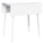 Mesa de comedor de madera maciza de caucho blanco en Mesas de comedor | Comprar online en Foru.es