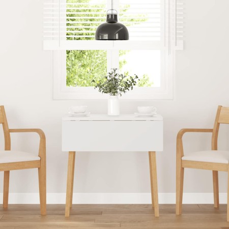 Dining Table Natural Solid Wood Rubber en Mesas de comedor | Comprar online en Foru.es
