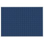 Manta con peso tela azul 140x200 cm 6 kg de vidaXL, Mantas - Ref: Foro24-3154851, Precio: 54,78 €, Descuento: %