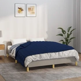 Manta con peso tela azul 152x203 cm 11 kg von vidaXL, Decken - Ref: Foro24-3154802, Preis: 75,01 €, Rabatt: %