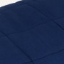 Manta con peso tela azul 152x203 cm 11 kg de vidaXL, Mantas - Ref: Foro24-3154802, Precio: 79,64 €, Descuento: %