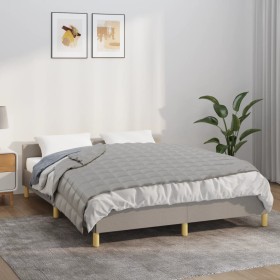 Manta con peso tela gris 152x203 cm 11 kg de vidaXL, Mantas - Ref: Foro24-3154784, Precio: 69,83 €, Descuento: %