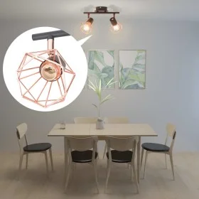 Lámpara de techo con 2 bombillas LED de filamento 8 W de vidaXL, Apliques de techo - Ref: Foro24-244394, Precio: 34,73 €, Des...